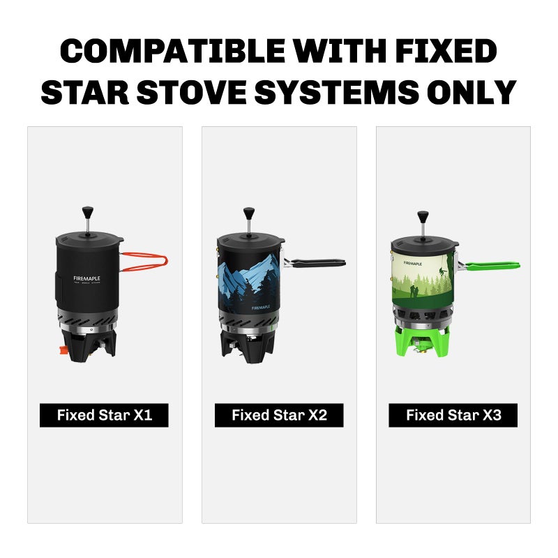 Fire-Maple Firemaple Star French Press Coffee Filter, Suitable for X1, X2, X3 camping stove - Image 3