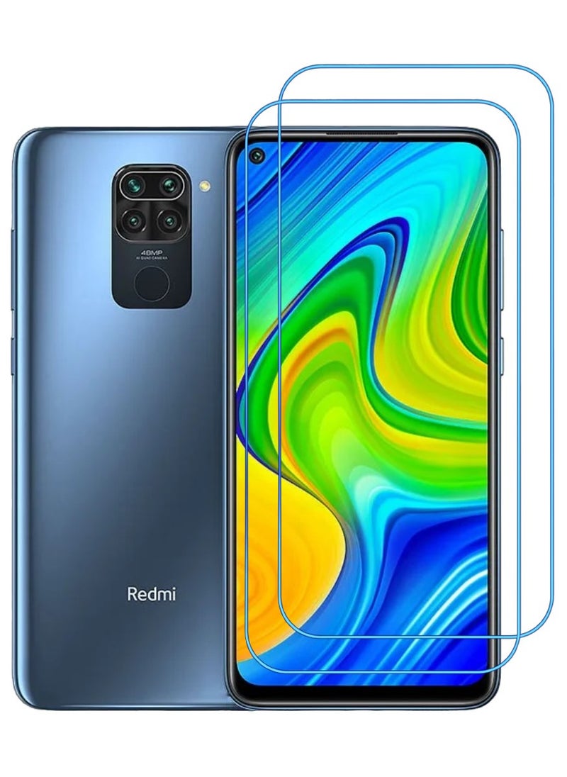 ACLIX 2 Pieces Antistatic ESD Dustproof Premium Quality High Definition Clear Tempered Glass Screen Protector Designed For Xiaomi Redmi Note 9 - Image 1