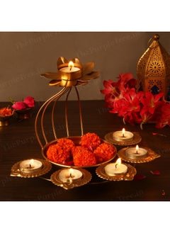 The Purple Tree Beautiful Floral Diya Urli Bowl for Diwali (Pack of 1) Traditional Decorative Bowl for Floating Flowers and Tea Light Candles Home, Diwali Urli, Gift for Diwali - pzsku/ZCA759ADE805CA9DD8C29Z/45/_/1738306640/126009b6-9b1d-4c5d-9f67-e8b49ae199ec