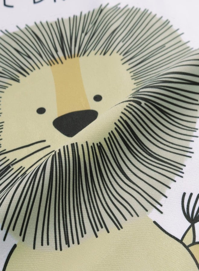 Bonhause Kids Animals Throw Pillow Covers 18x18 Inch Set of 4 Giraffe Lion Zebra Crocodile Pillows Soft Velvet Cushion Covers for Baby Room Kids Bedroom Decor - Image 5