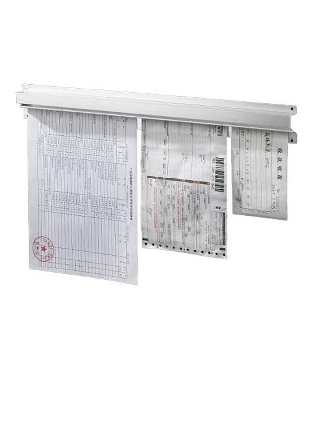 THW 36 Inch Aluminum Bill Rail Order Tab Grabber | Reusable Bill Rack & Holder for Restaurants, Cafés, Pubs, and Bars - Image 1