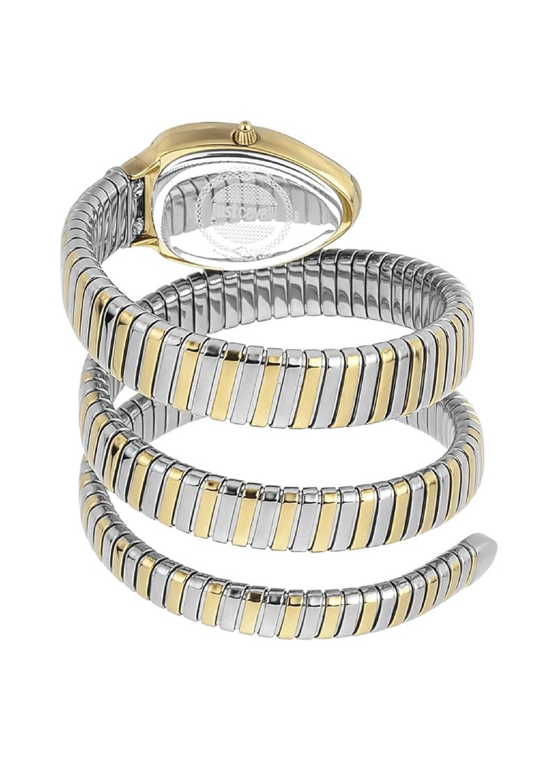 Just Cavalli Women’s Serpente Two-Tone Stainless Steel Quartz Watch JC1L209M0065 - Image 3