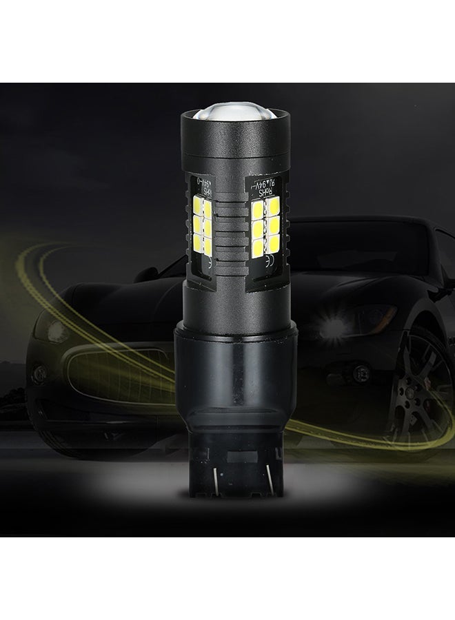 MUNTAQI 2Pcs LED Bulb Lights Auto Lamp Bulbs Car Light 7443 Red - Image 2