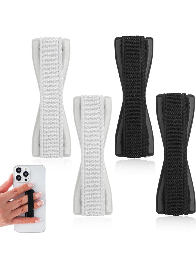YD Pack of 4 Premium Smartphone Mobile Phone Finger Holder Finger Holder Finger Holder Selfie Mobile Phone Holder Self-Adhesive Mobile Phone Grip - Image 1