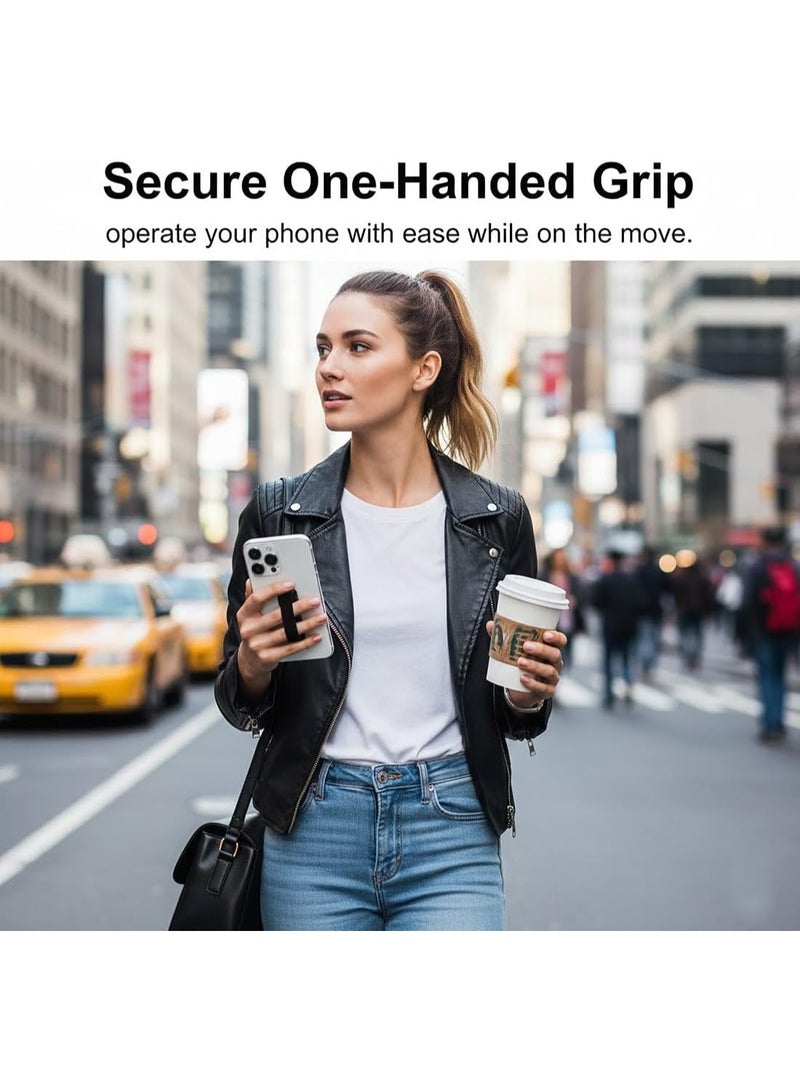 YD Pack of 4 Premium Smartphone Mobile Phone Finger Holder Finger Holder Finger Holder Selfie Mobile Phone Holder Self-Adhesive Mobile Phone Grip - Image 4