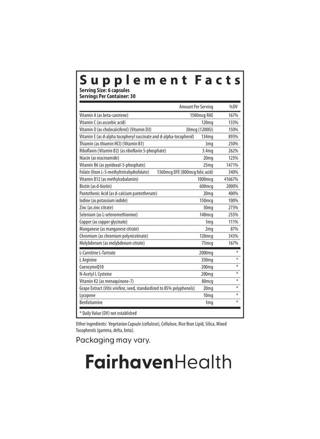 فايرهايفن هيلث - Fairhaven Health FH Pro للرجال | مكمل غذائي ممتاز للخصوبة للرجال | دعم مثالي للعدد والحركة للرجال | فيتامينات متعددة للرجال لدعم الحمل | 180 كبسولة | إمداد لمدة شهر - Image 1