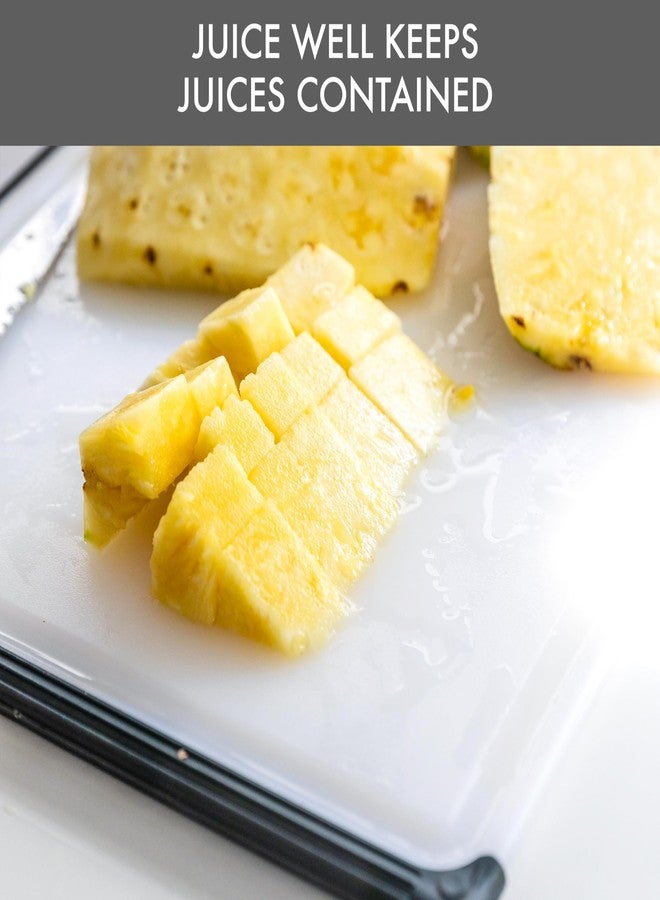 ديكساس لوح تقطيع ديكساس غير قابل للانزلاق، مقاس 12 بوصة × 18 بوصة، لون طبيعي/رمادي - Image 5