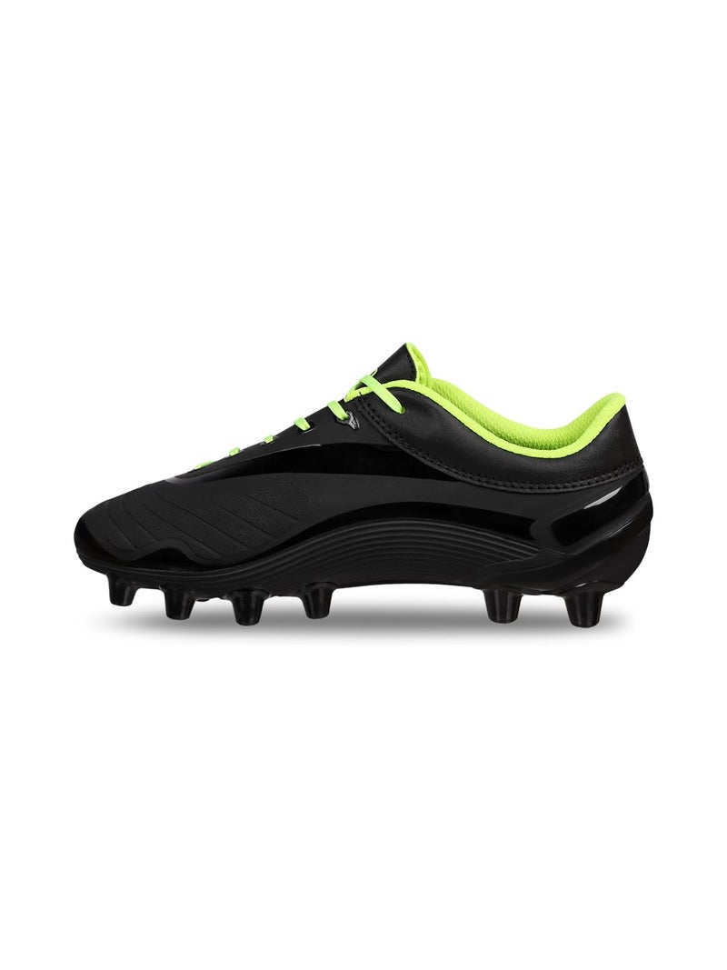 Aivin First Strike Football Stud with TPU Sole with Direct Injection Molding Technology A Moulded Removable E.V.A Sockliner Light Weight Insole Pre-Molded (Size 3 to 11) Black - Image 1