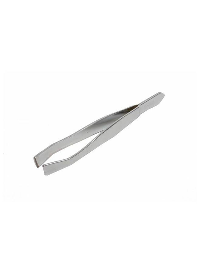 Eyebrow Stainless Steel Tweezers Silver