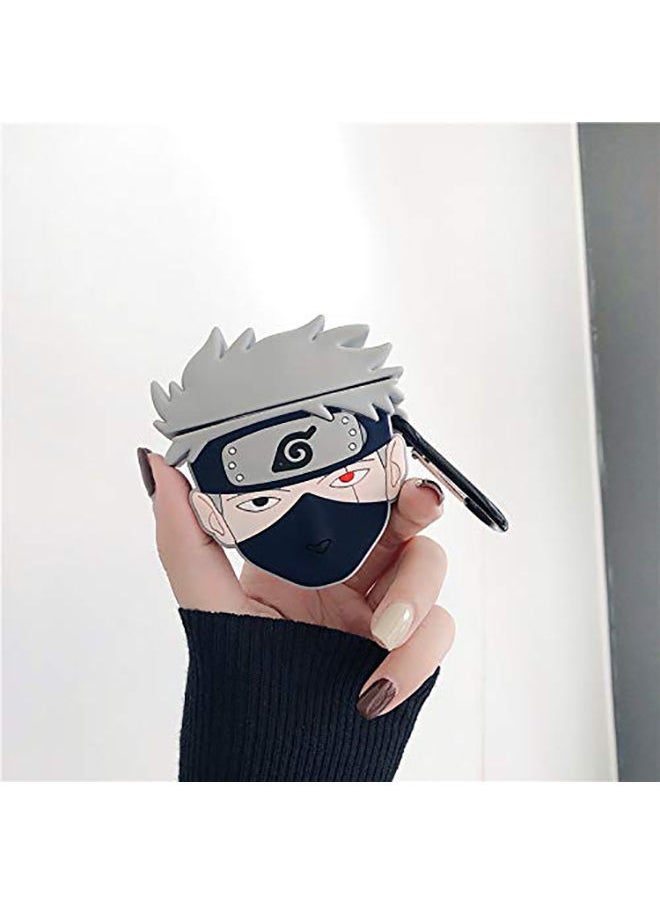 NIBEMINENT - Kakashi Hatake Apple AirPods Cover Grey/Black - Image 1
