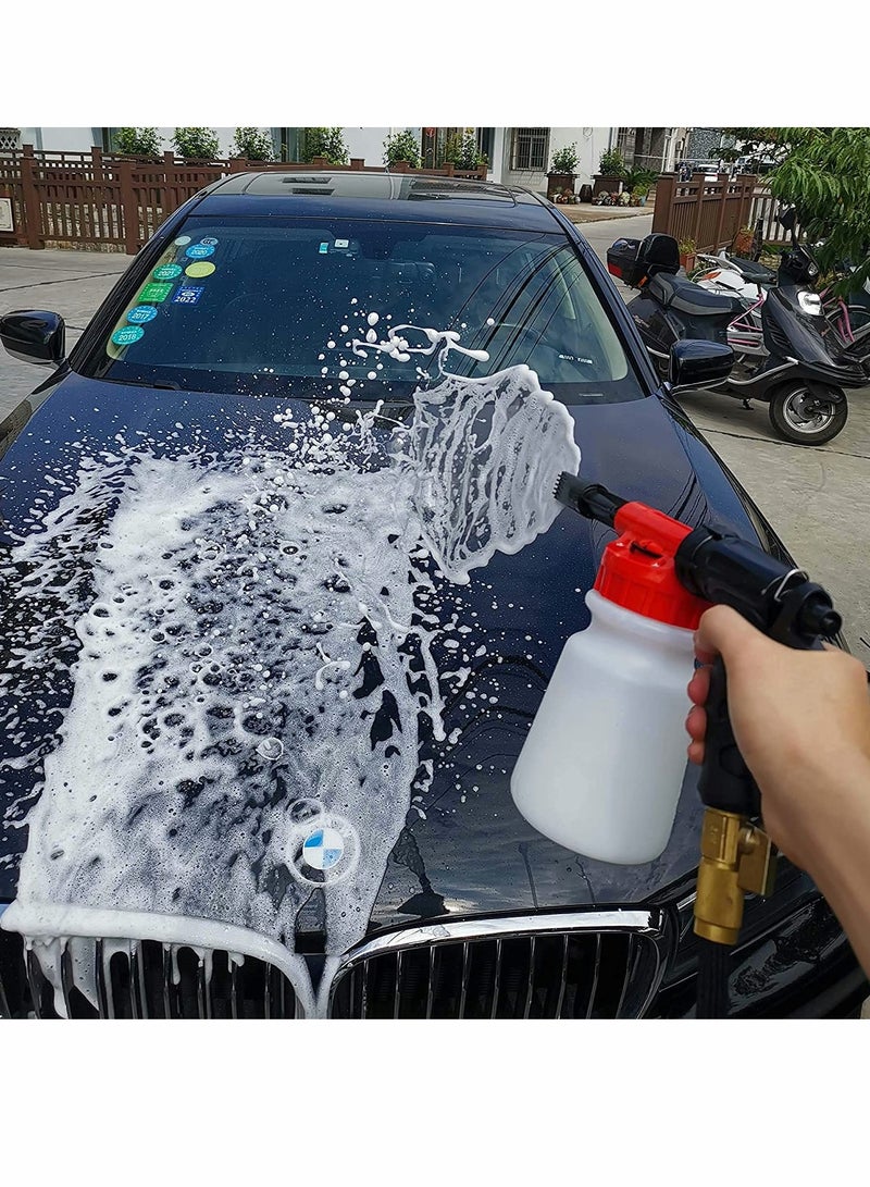 KASTWAVE Car Wash Foam Gun,Foam Cannon for Garden Hose,Adjustment Ratio Dial Foam watering can,Car Wash Soap Spray Foamer,The Ultimate Car Wash Foamer - Image 3