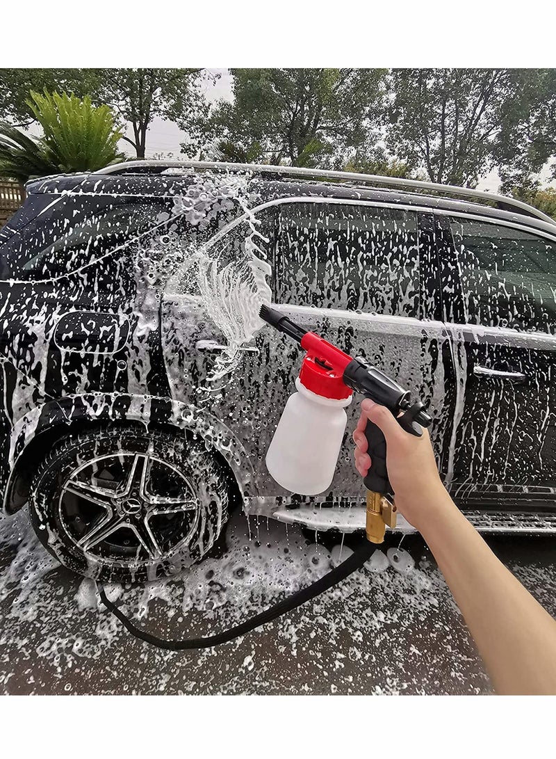 KASTWAVE Car Wash Foam Gun,Foam Cannon for Garden Hose,Adjustment Ratio Dial Foam watering can,Car Wash Soap Spray Foamer,The Ultimate Car Wash Foamer - Image 5