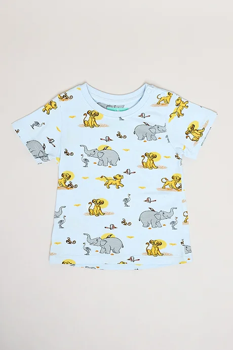R&B Printed T-Shirt and Shorts Set