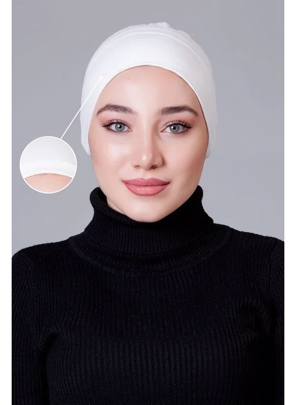 ناناك Cream Combed Non-Slip Bonnet