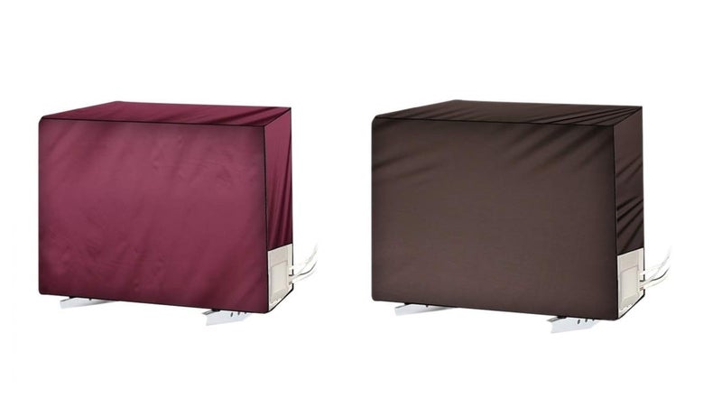 Da Anushi Split AC Cover Outdoor Unit for 1.5 Ton Capacity AC, All Weather Cover/Dustproof/Water Resistant (Maroon, Brown) - Image 1