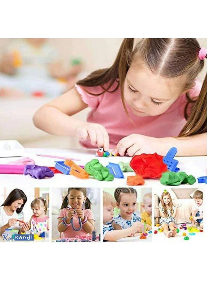 Kids Mandi Kids Mandi 100 g Dough Compound 5 Pcs Case of Colors, Non-Toxic, Assorted, Ages 2 and up, Multicolor  - Image 2