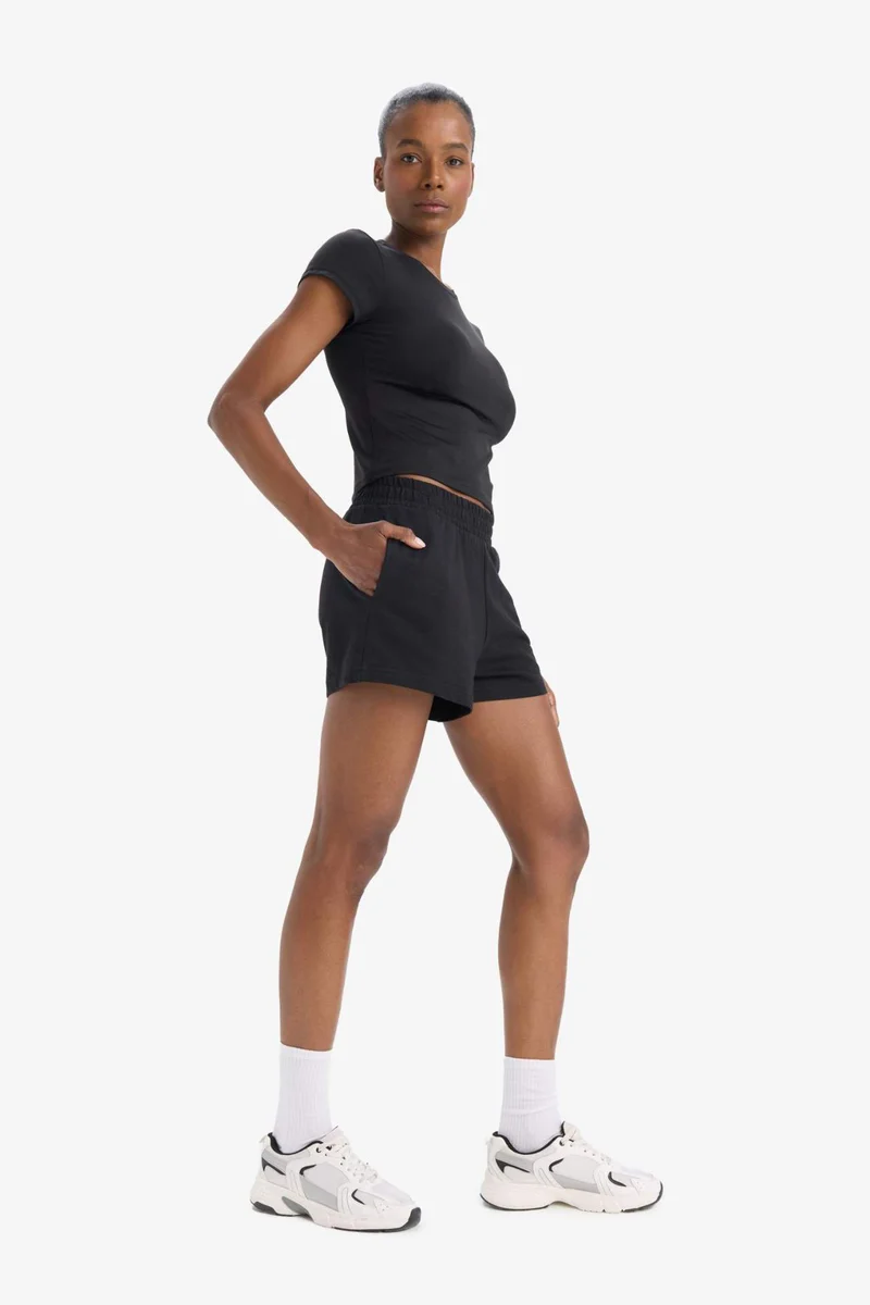 ديفاكتو Slim Fit Short Leg Shorts