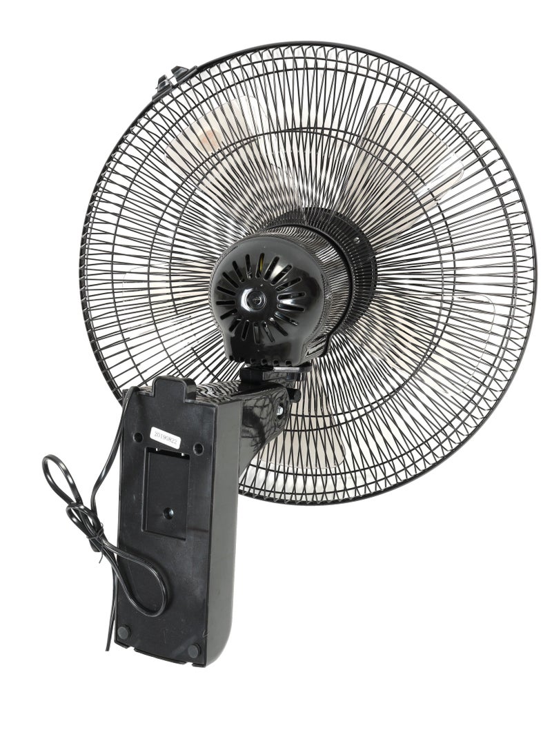 KRYPTON 16 inch Wall Mounted Oscillating Remote Control Electric Cooling Fan - Image 4