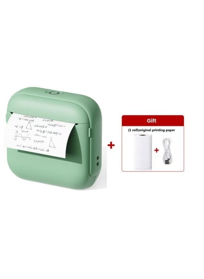 طابعة صغيرة، طابعة ورق حراري، طابعة جيب، طباعة فورية، لاسلكية، متوافقة مع أجهزة IOS / Android، تستخدم لملصقات الصور، المذكرات، أوراق الاختبارات، الإجابات الخاطئة، المجوهرات، ملصقات النقش، الرسومات، عيد الهالوين، عيد الشكر، رمضان، الدراسة، اليوميات، هدايا عيد الميلاد - Image 1