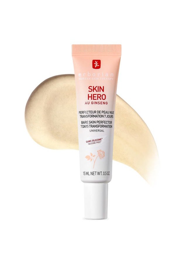 erborian Skin Hero with White Ginseng, Facial Concealer and Makeup Primer - Non-Tinted Bare Skin Perfecting Face Moisturizer Smooths, Blurs & Illuminates Skin - Silicone Free Korean Skincare  - Image 1