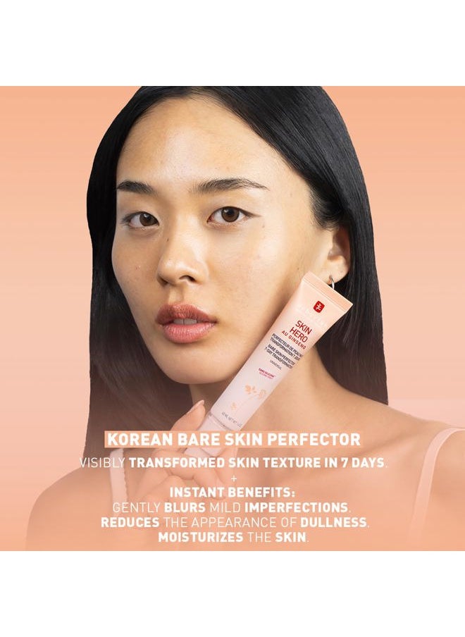 erborian Skin Hero with White Ginseng, Facial Concealer and Makeup Primer - Non-Tinted Bare Skin Perfecting Face Moisturizer Smooths, Blurs & Illuminates Skin - Silicone Free Korean Skincare  - Image 2