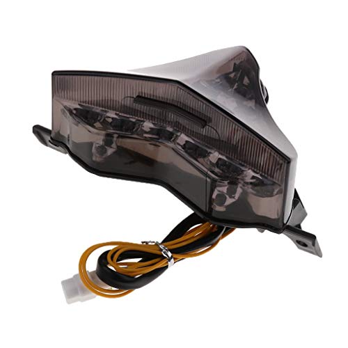 TESWNE إشارة انعطاف خلفية LED جديدة للدراجة النارية TESWNE لموديل ياماها YZF R1 2009-2014 - دخاني - Image 3