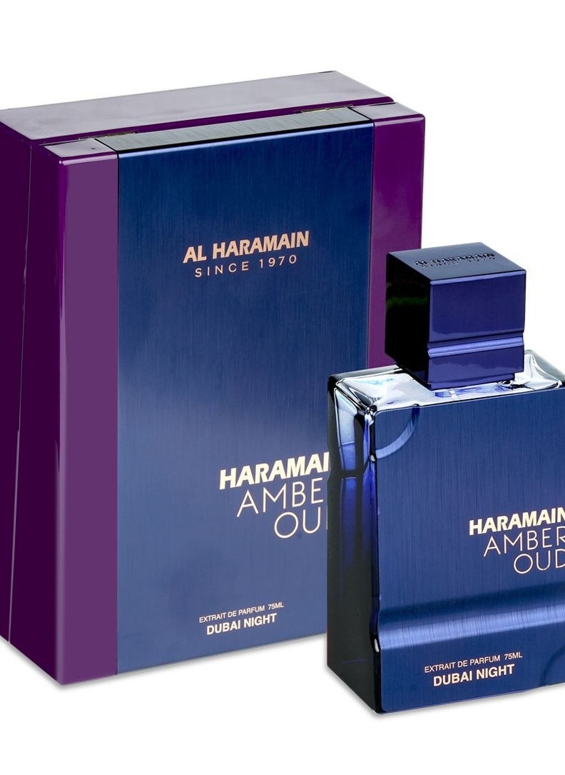 Al Haramain - HARAMAIN AMBER OUD DUBAI NIGHT 100ML EXTRAIT DE PARFUM - Image 1