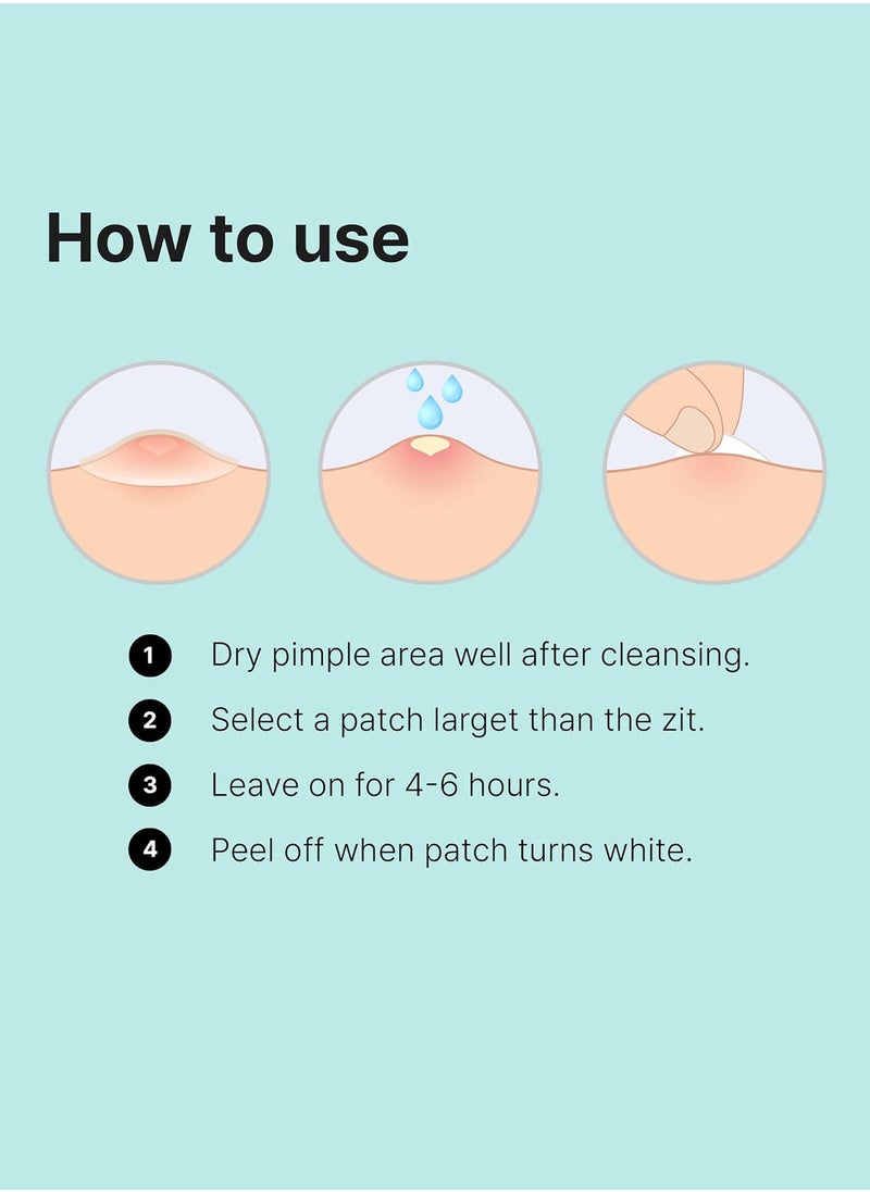Splendors 36 Count Acne Patch Pimple Patches Acne Absorbing Cover Patch Hydrocolloid Invisible Acne Patches Face Zit Patch Acne Dots And Blemishes in Face and Skin  - Image 5