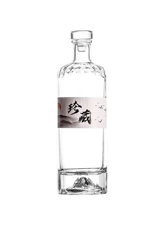 Baijie Empty Liquor Bottle, Sealed One-Jin Capacity Storage Bottle, Transparent High-End Infusion Container - Image 3