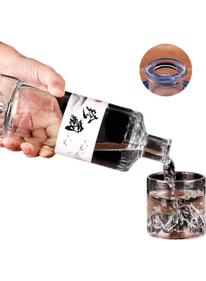 Baijie Empty Liquor Bottle, Sealed One-Jin Capacity Storage Bottle, Transparent High-End Infusion Container - Image 2