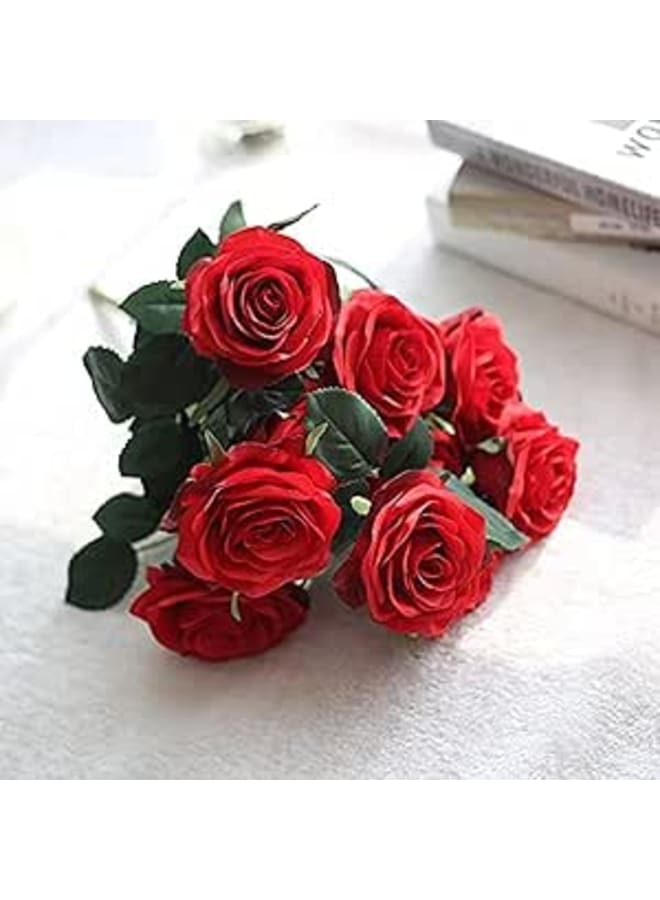 ماركة غير محددة زهور ورود صناعية لعيد الحب - أحمر 