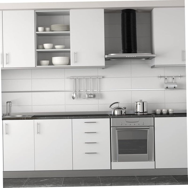 قناة هواء مرنة من رقائق الألومنيوم المقاومة للحرارة مقاس 300 × 15 سم لتهوية المطبخ سهلة التركيب - Image 3