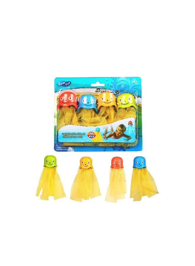 MONDO Diving Jellyfish Toys 4 Pieces - Image 4