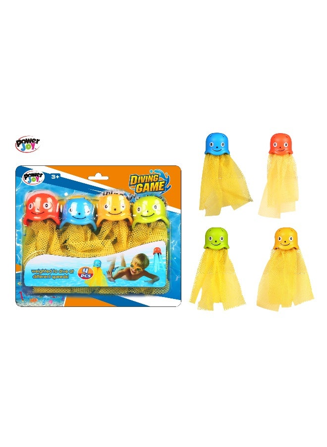 MONDO Diving Jellyfish Toys 4 Pieces - Image 3