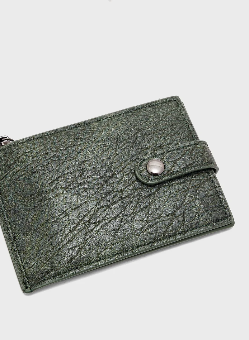 روبرت وود Bi-Fold Wallet With Attached Key Chain