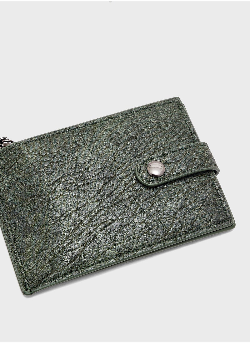 Robert Wood - Bi-Fold Wallet With Attached Key Chain - Image 1