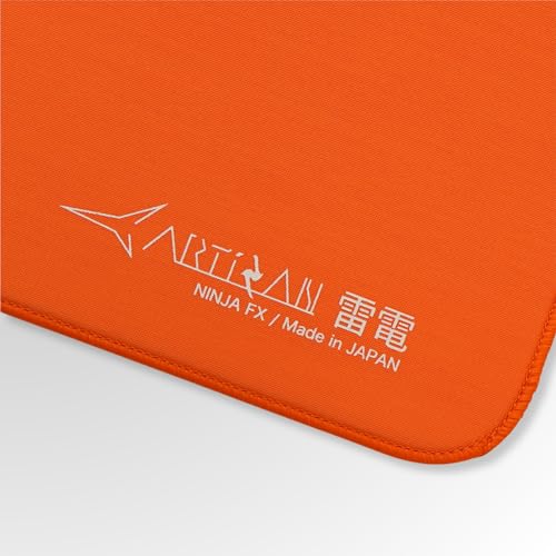Artisan FX Raiden Gaming Mouse Pad – Soft, XL (490x420mm), Daidai Orange - Image 3