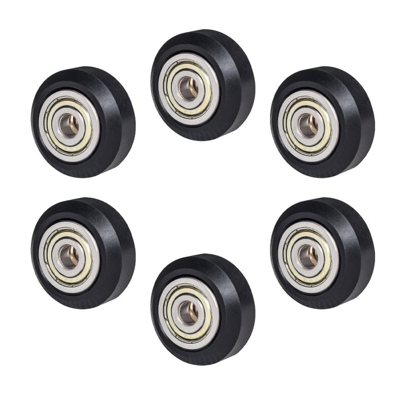 6pcs 3D Printer Parts POM Pulley Wheel 625zz Idler Pulley Gear Passive Round Wheel Compatible with Creality Ender 3 CR-10 CR-10S - Image 1