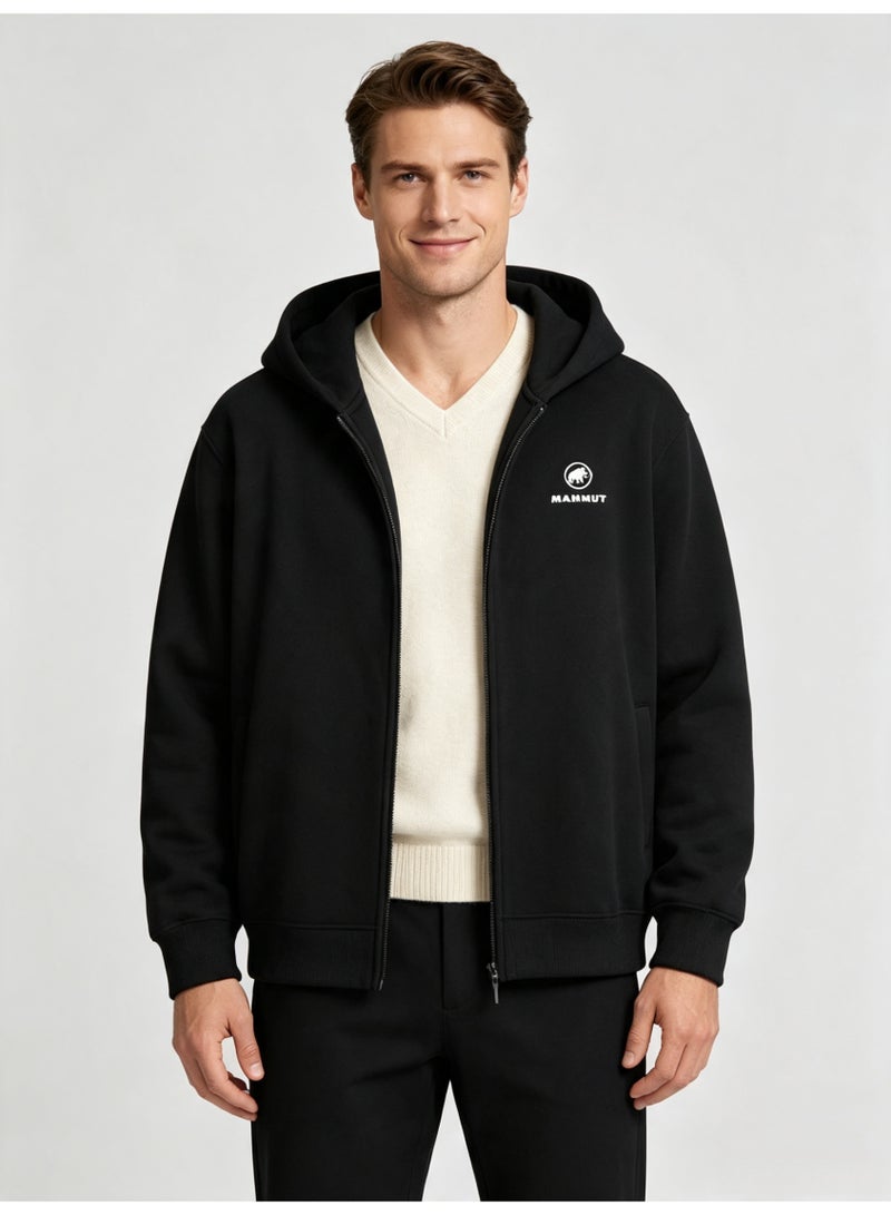Mammut Men's and women's loose casual zipper hooded jacket - Image 3