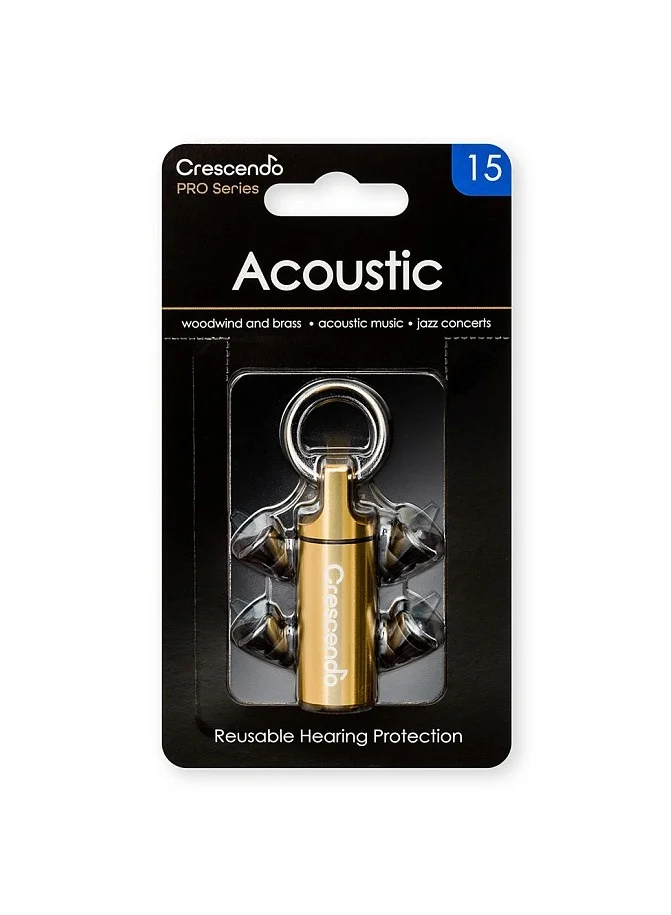 Crescendo Dynamic Ear Company Crescendo PRO Acoustic 15 black later