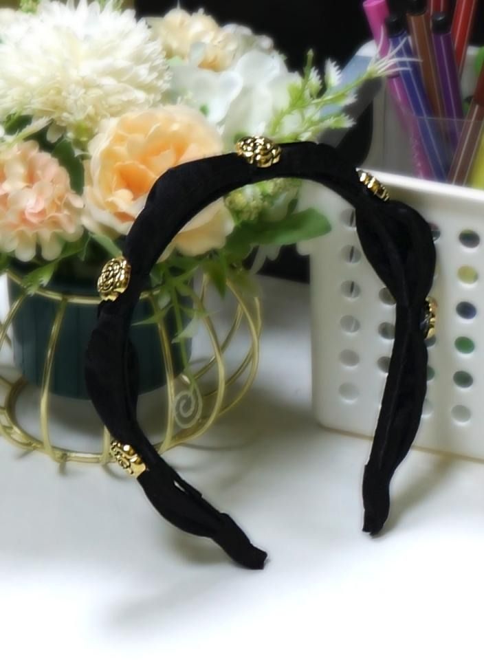 Alissa 1Pc Headband for Women's Hair Band for Ladies Hair Accessory Styling Hair Bands Black - Image 4