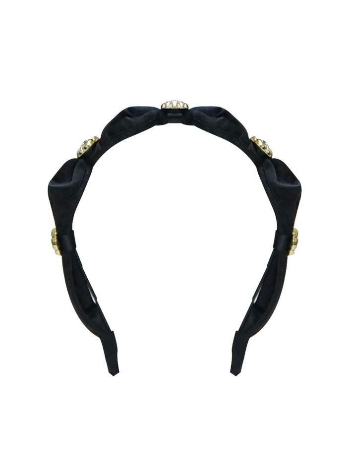 Alissa 1Pc Headband for Women's Hair Band for Ladies Hair Accessory Styling Hair Bands Black - Image 3