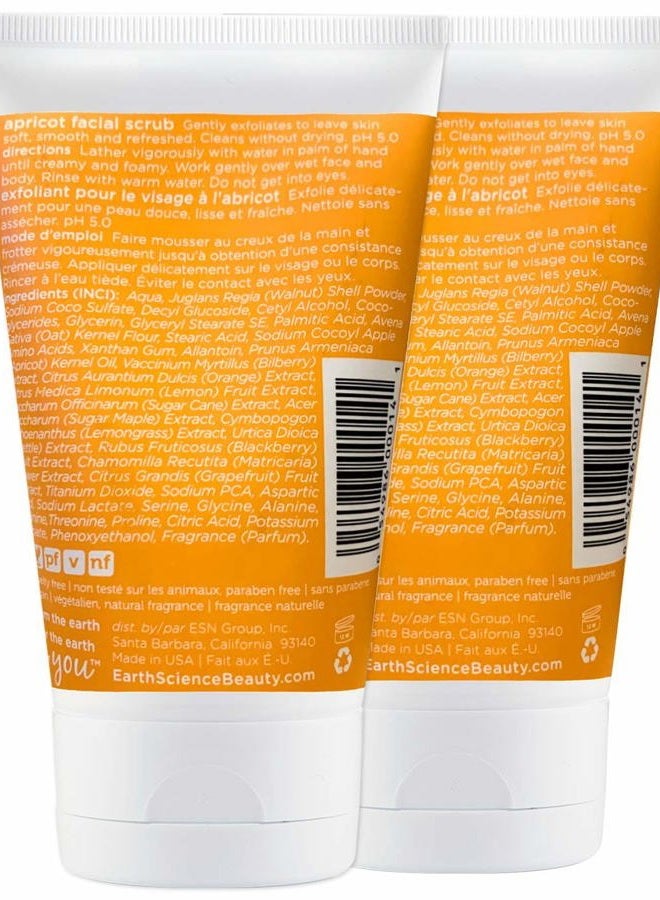 Earth Science EARTH SCIENCE - Apricot Gentle Exfoliating Facial Scrub for All Skin Types (4 oz.) - Image 2
