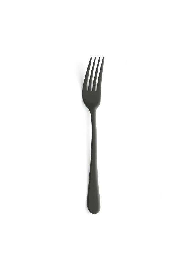 Amefa Austin Black Matt Table Fork Set of 12, Premium 18/10 Stainless Steel Dinner Forks with PVD Matte Black Finish, Contemporary Minimalist Cutlery for Dining Table, Elegant Modern Design with Smooth Balanced Grip, Dishwasher Safe Forks for Daily Use and Special Occasions, Scratch Resistant Black Cutlery, Ideal for Home Kitchen, Restaurants, Hotels, Events and Formal Table Settings, Durable Rust Resistant Stainless Steel Forks, European Design Cutlery Collection by Amefa for Stylish Dining Experience - Image 1