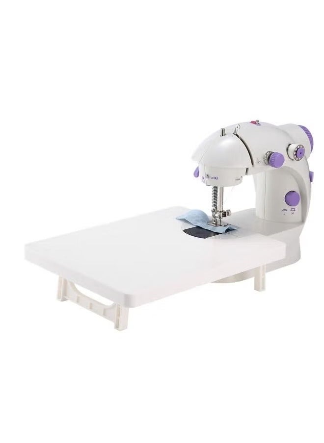 A ZONE Portable Mini Sewing Machine H32520-US White/Purple  - Image 4