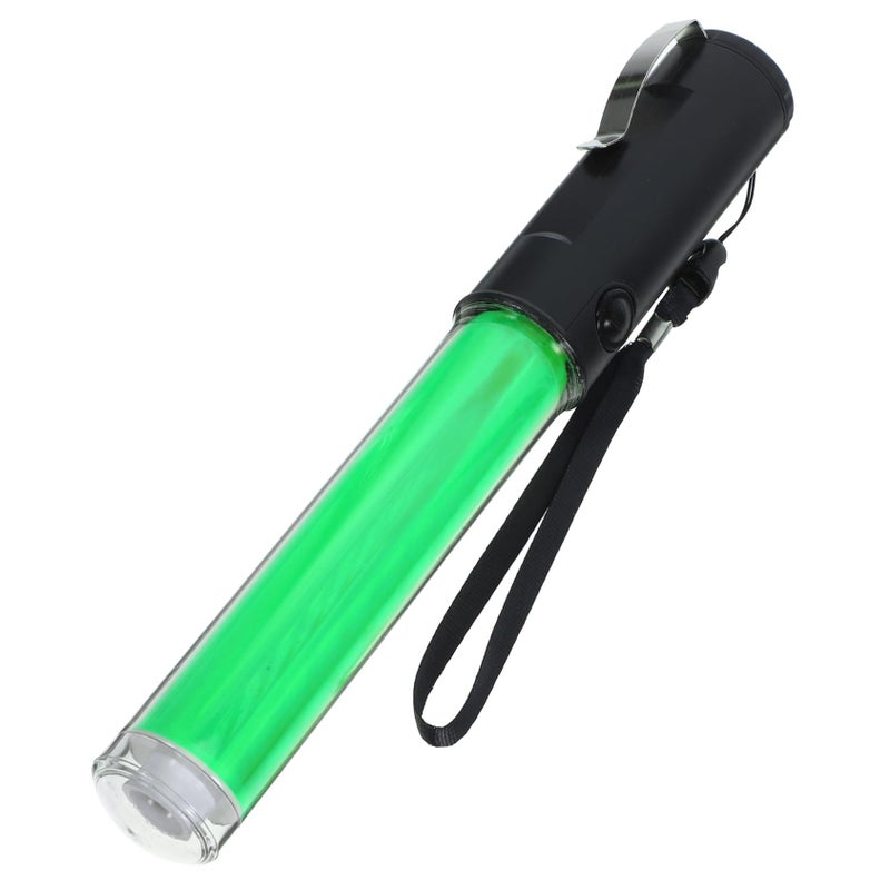 عصا الأونونا المضيئة LED للتحكم في المرور والحفلات والطوارئ، قابلة لإعادة الاستخدام، تصميم قوي وآمن، لون أخضر - Image 2
