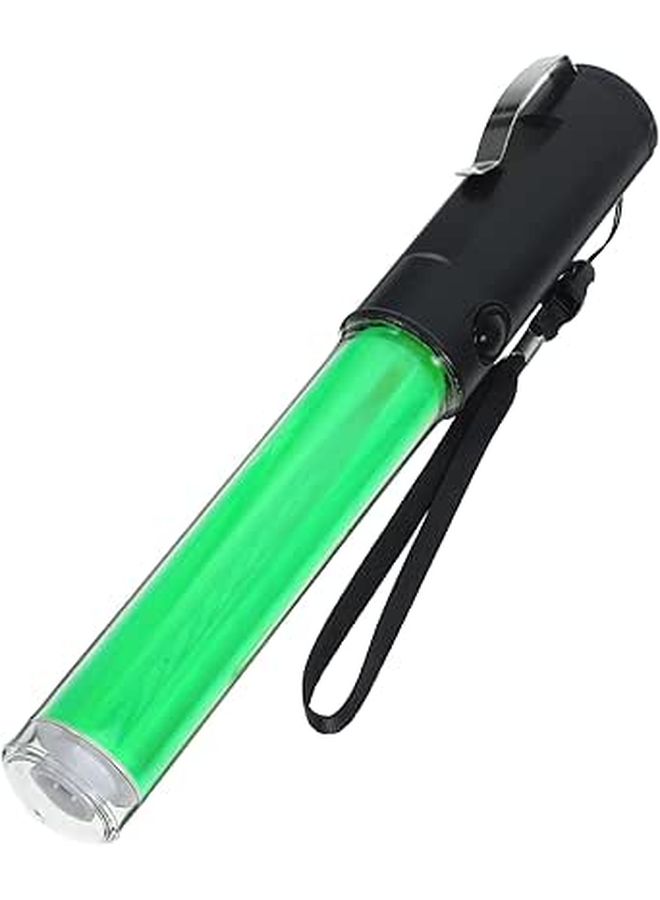 عصا الأونونا المضيئة LED للتحكم في المرور والحفلات والطوارئ، قابلة لإعادة الاستخدام، تصميم قوي وآمن، لون أخضر - Image 1