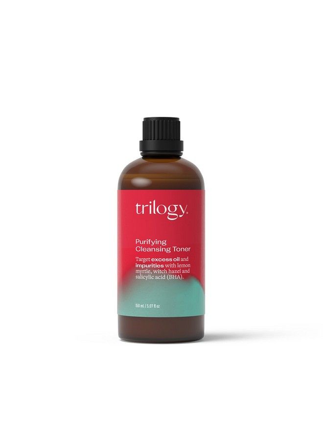 Trilogy Purifying Cleansing Toner For Combination & Oily Skin Target Excess Oil And Impurities With Lemon Myrtle Witch Hazel & Salicylic Acid (Bha) Made In New Zealand 5.07 Fl Oz (Pack Of 1) - Image 3