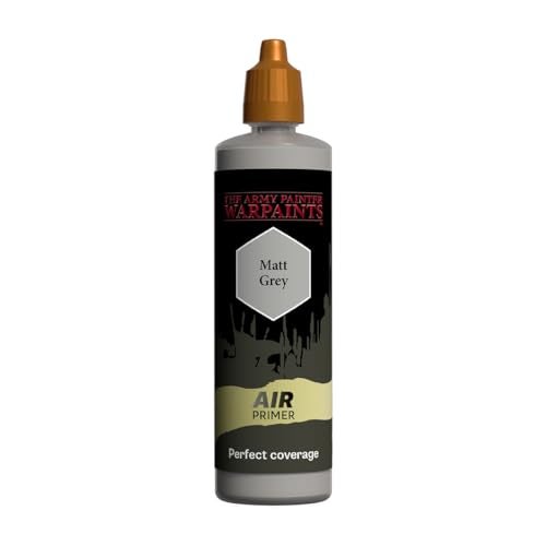 The Army Painter, Airbrush Primer Matt Grey, 100ml Dropper Bottle - for airbrushing and Painting Wargaming Miniatures, Perfect for Tabletop Boardgames - Image 4