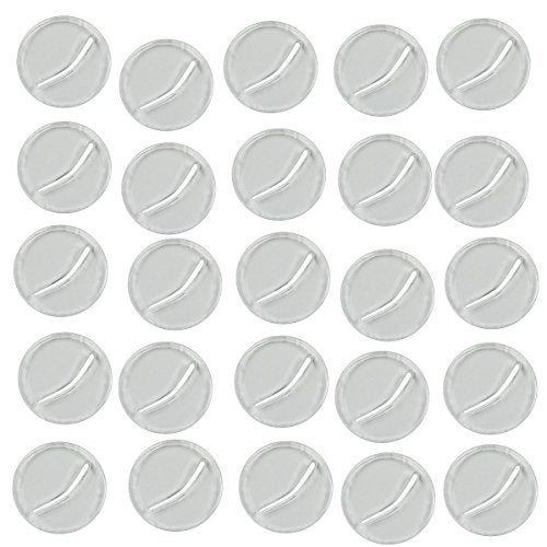 LITKO Paper Miniature Bases Slotted Paper Figure Holder Compatible with Dungeons and Dragons Game Card Stands 3mm Clear Acrylic 20mm - Image 1